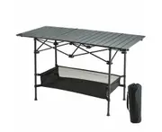 VEVOR Folding Camping Table, Outdoor Portable Side Tables, Lightweight Fold Up Table,