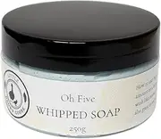 Little Brown Goose Oh Five Whipped Soap, 250g. Moisturising handmade soaps, natural, vegan friendly & safe for your skincare- a luxury soap moisturiser for your body, shaving cream for legs or washing hands