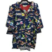 Peter Alexander The Grinch Blue Cotton Pyjama Set for Men - Size 2XL, Multico...