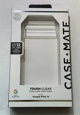 NEW Case-Mate Tough Clear Slim Protective Case for Google Pixel 7a (6.1") Only