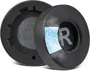 SOULWIT Cooling Gel Earpads Replacement for JBL Tune 600(T600BTNC 600BTNC)/660(T660NC 660NC)/670(T670NC 670NC) Headphones, Ear Pads Cushions with Ice Silk Fabric, Noise Isolation Foam - Black