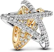 [PHCLASY] Christmas Charm Bead 925 Sterling Silver Pendant for European Bracelets for Women, Cubic Zirconia