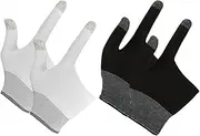 POPETPOP Finger Gloves for Gaming Touch Screen Gloves Thumb Sleeves for Mobile Gaming