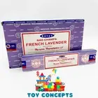 FRENCH LAVENDER NAG CHAMPA INCENSE STICKS 15g x 6 bulk lot pack satya scent home