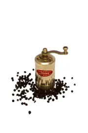 SOZEN Turkish Handmade Mini Brass Pepper Grinder Mill 9cm 3.60IN