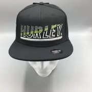 HURLEY Youth Black Green Snapback Hat OSFM