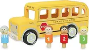 Indigo Jamm Benji Bus Wood Toy Vehicle