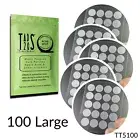 5pk, 100 Acne Dots [12mm LARGE] Hydrocolloid Pimple Patches, TEA TREE Acne Patch