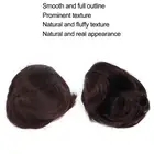 Men Short Dark Brown Wig Male Short Straight False Hair Full Wig For Hallowe ECA