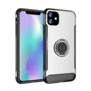 iPhone 11 (6.1in) 360 Rotating Ring Stand Hybrid Case with Metal Plate