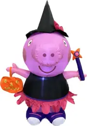 4ft Gemmy Airblown Inflatable Prototype Halloween Haunted Peppa Pig #228625