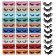 3D Faux Mink Lashes Wholesale Lashes Bulk 30 Pairs False Eyelashes Wispy 18mm...