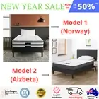 Pillow Top Spring Foam Mattress Matress Bedding Double King Single Queen Bed New