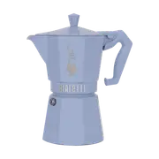 Bialetti Moka Exclusive Blue 6 Cup - Stove Top 6 Cup