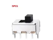 5pcs SPDT Mini Slide Switch 1P2T 2 Position Vertical for PCB Arduino