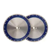 2pcs 14" Sintered Diamond Saw Blade for Concrete Cutting Disc Brick Block Wheel