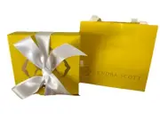 Kendra Scott Empty Small Gift Box w/ Pull Tab & Ribbon BOX AND GIFT BAG