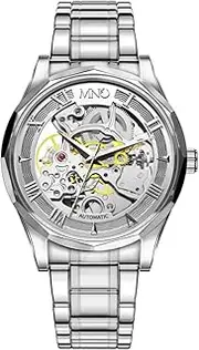 [DAXIAOYU] Men's Watch Mechanical Men's Fully Automatic Mechanical Watch Stainless Steel Men's Watch Hollow Large Dial