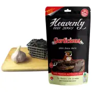 EXTRA GARLIC - GARLIC 100% Premium Aust Dried BEEF JERKY - 85g 100g 1kg