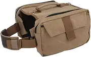 Dog Harness Dog Backpack Hound Saddle Bag with Side Pockets and Adjustable Strap Rucksack for Medium & Large Dogs Travel Camping Hiking Outdoors