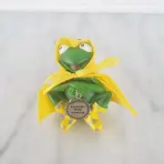 Vintage Frog Daughters Bring Sunshine to Cloudy Days Yellow Raincoat Boot Decor