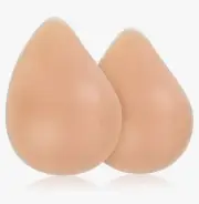 Triangle Silicone Breast Forms Mastectomy Prosthetic Bra Inserts Size DD