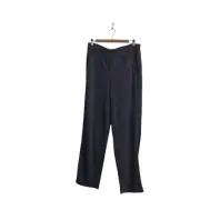 Chicos Size 8 Gray Spacedye Pull On Comfort Capsule Soft Straight Leg Pants NEW