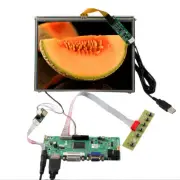 HD DVI VGA LCD Controller Board 9.7inch 1024x768 Resistive Touch Panel Display