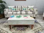 Upholstered Bench, Cute Storage, Trunk Coffee Table, Footstool Ottoman