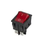 On Off Momentary LED Rocker Switch/DPST 4 Pins 2Position 16A 250VAC / 20A 125VAC
