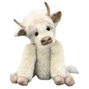 Highland Cow Plush Toy - Fluffy Cattle Stuffed Animal