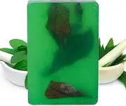 SVATV Handcrafted Soap with Neem & Tulsi | Soothing Herbs | Moisturized skin - Traditional Ayurvedic Herbal body Soap bars for Men & Women, all skin types - 125g