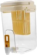 UTHCLO Refrigerator Cold Water Kettle with Food Grade Beverage Dispenser for Juice Water and Iced Drinks Clear Drink Pitcher for Kitchen Home Party Bar Yellow