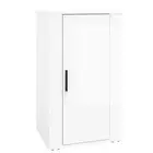Sideboard High Gloss White 40X33x70 Cm Engineered Wood Wood Sideboards & Buffets