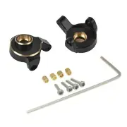 1Pair Front Brass Steering Knuckle Upgade Part For Axial SCX24 90081 1/24 RC Car