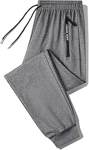 [Generic] Women's Joggers Lightweight Hiking Pants with Zipper Pockets High Waist Quick Dry Pant for Sports Travel Athletic