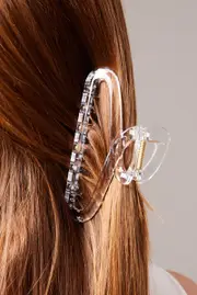 Metallic Claw Clip Intersecting