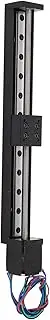 Linear Rail Guide Slide Actuator, 200mm Stroke T6x1 Screw 28 Stepper Motor with Metal Construction Effective Stroke Length for DIY CNC Milling, CNC Linear Guide Stage Actuator