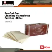 Parker Hale Pre-cut Gun Cleaning Flannelette Patches .30cal 45 Pack #ph01flf3
