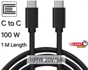 Type C Charging and Data Cable 100 W