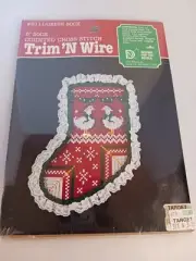 Counted Cross Stitch "Geese Sock" Trim'n Wire Kit - 6" Sock Christmas