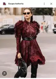 Zimmermann KALEIDOSCOPE Doily Ruffle Mini dress - New With Tags- RRP$2,650 AUD