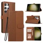 For Samsung Galaxy A55 A54 A53 A35 A34 A14 Leather Wallet Flip Stand Rugged Case