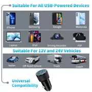 PB Fast Dual Car Charger Type C 38W Lightning Fast Charge & Free Type C to Type C Cable