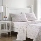 - Queen Sheets, Cotton Percale Bedding Set, Lightweight & Breathable Home Dec...