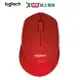 Logitech羅技 靜音無線滑鼠M331-紅【愛買】