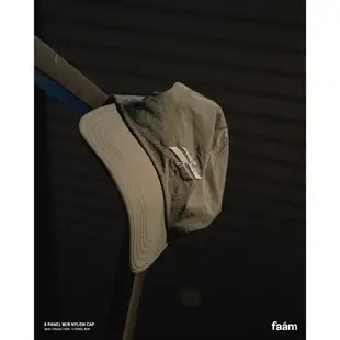 【faam】6 PANEL W/R NYLON CAP - 6 片防潑水尼龍帽 防潑水 棒球帽 2色