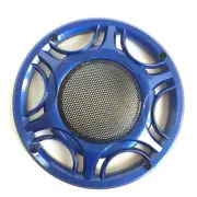 6" Speaker Cover Blue ABS Frame Metal Mesh Grill For Car Audio DJ PA 20mm High