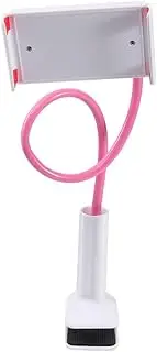 PEPLAYTAL Cell Phone Holder with Flexible Gooseneck Arm Rotation Mobile Phone Stand for Convenient Viewing for Smartphones and Tablets Pink
