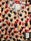 Scrubs Dickies EDS Prints Snap Front Warm-Up Jacket 84300C AFUR Size XS